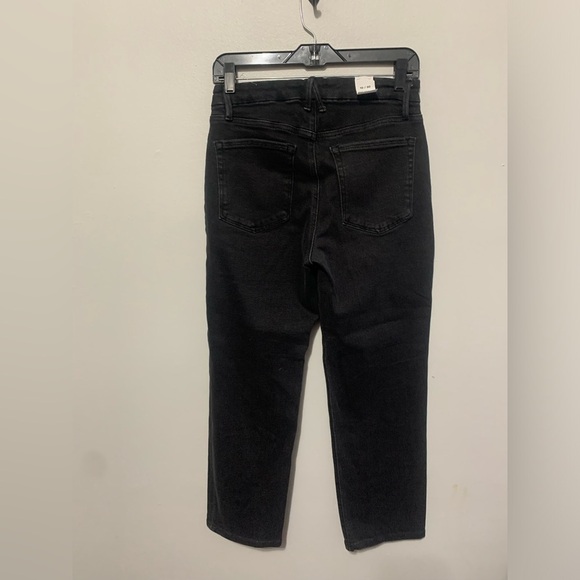 Good American Good Legs Black Straight Jeans Women's Stretch Denim Sz 10/30 - Picture 13 of 15